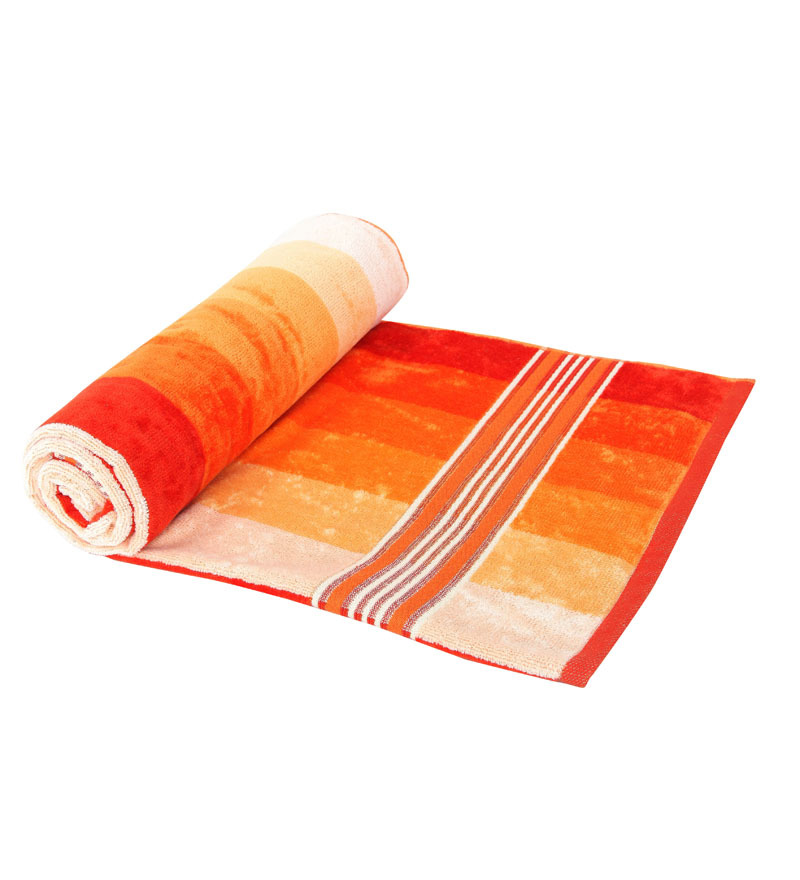 Aqua Pearl Handy Orange Cotton Bath Towel Orange by Aqua Pearl Online