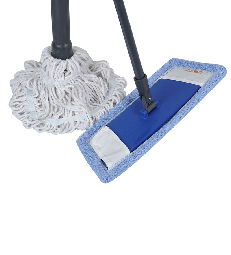 Buy Gala Power (Flat) mop with Mopking cotton combo set Online Brooms
