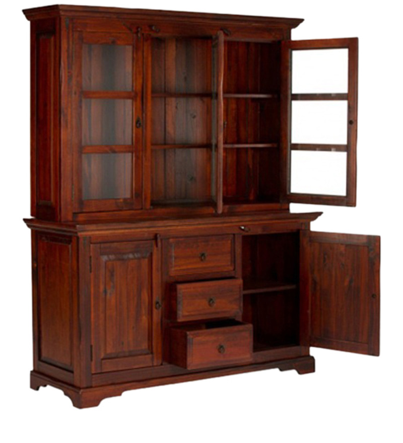 Downing Hutch in Colonial Maple Finish by Woodsworth by