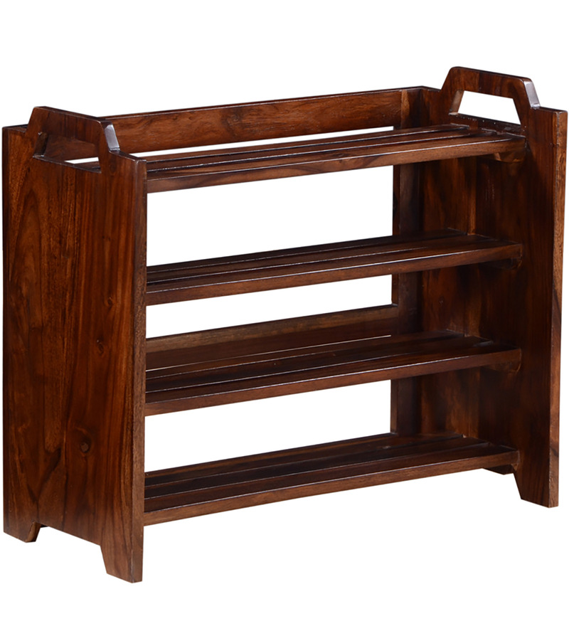 Buy Elkhorn Shoe Rack in Provincial Teak Finish by Woodsworth Online