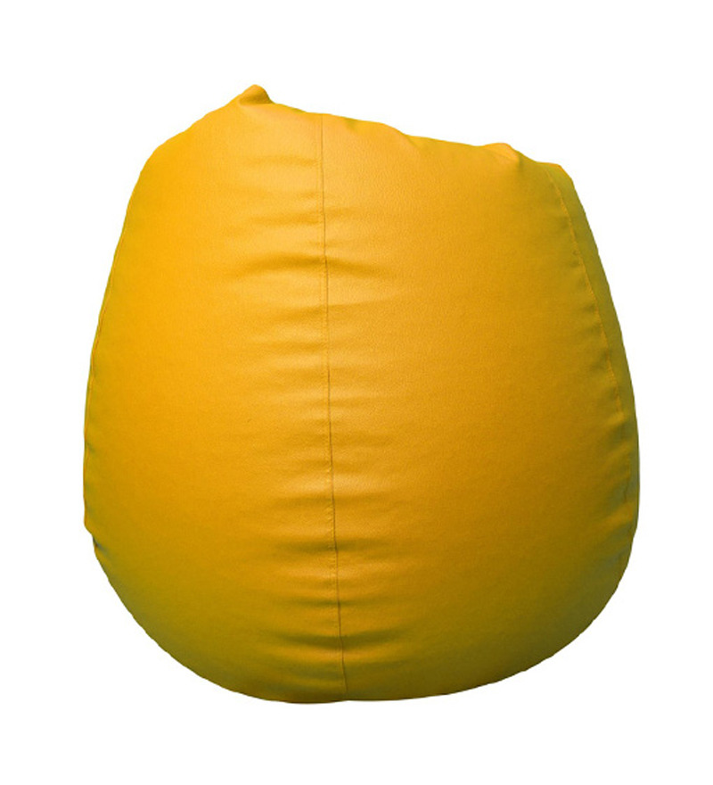 Pebbleyard XXL Classic Yellow Bean Bag (With Beans) by Pebbleyard