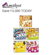 Amethyst 5 Double Bedsheets Combo