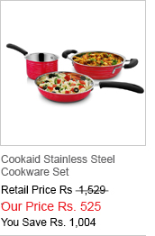 Cookaid Stainless Steel Cookware Set  