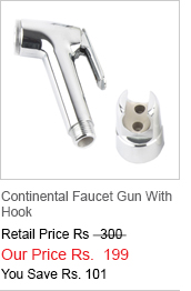 Continental Health Faucet Gun With Hook - Chrome