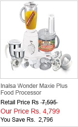 Inalsa Wonder Maxie Plus Food Processor