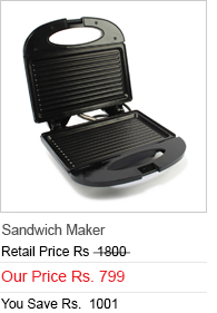 Blackberry Overseas Riquezza15 Sandwich Maker