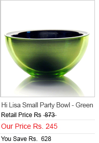 Hi Lisa Small Party Bowl - Green