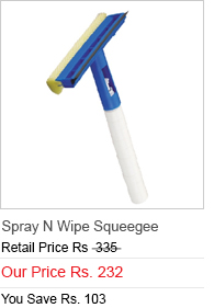 Spray N Wipe Squeegee Most Convenient For Window, Mirrors, Car Cleaning (Z-Ssq)