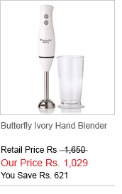 Butterfly Ivory Hand Blender