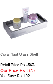 Cipla Plast Glass Shelf