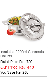 Insulated 2000ml Casserole Hot Pot