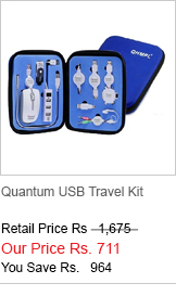 Quantum USB Travel Kit (Blue)