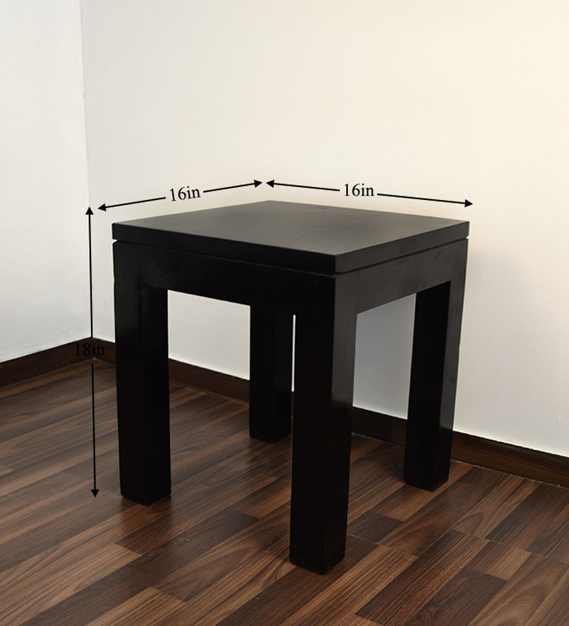 Sheesham Wood Dark Brown End Table by Mudra Online - End Tables ...