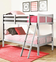 McUno Kids Bunk Bed in Grey Finish by Mollycoddle
